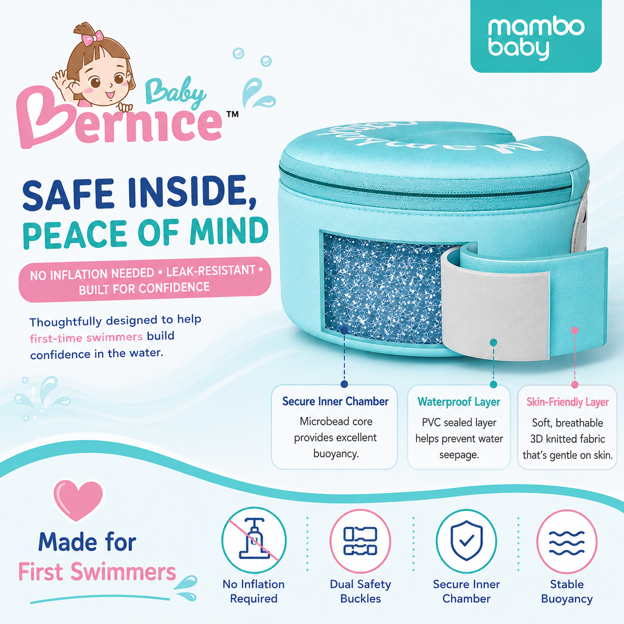 Mambobaby Armband Float for Kids: Keep Your Little Swimmers Safe and Secure