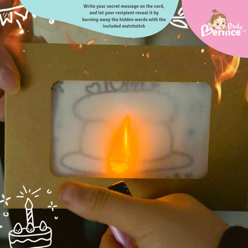 DIY Secret Message Reveal Greeting Card with Hidden Gift – Customizable for All Occasions