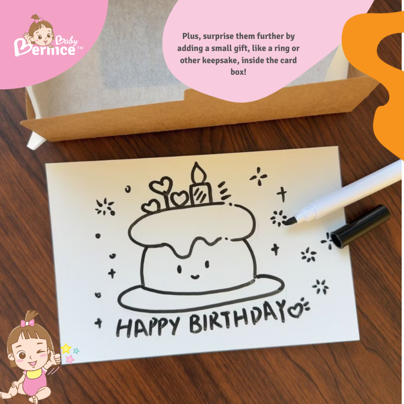 DIY Secret Message Reveal Greeting Card with Hidden Gift – Customizable for All Occasions