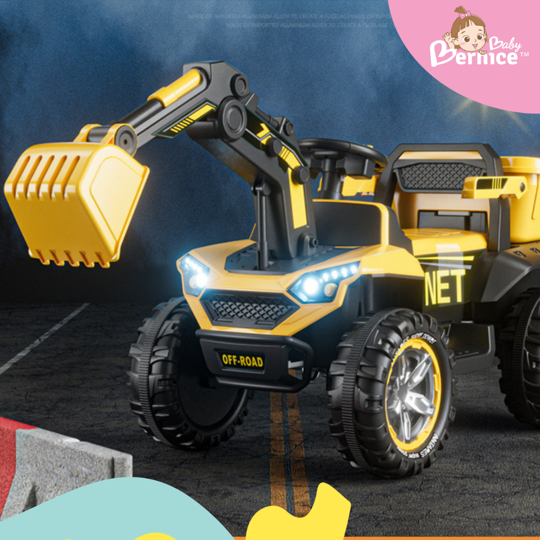 Kids Excavator with Remote Control - Fun Digging Toy for Ages 2-9