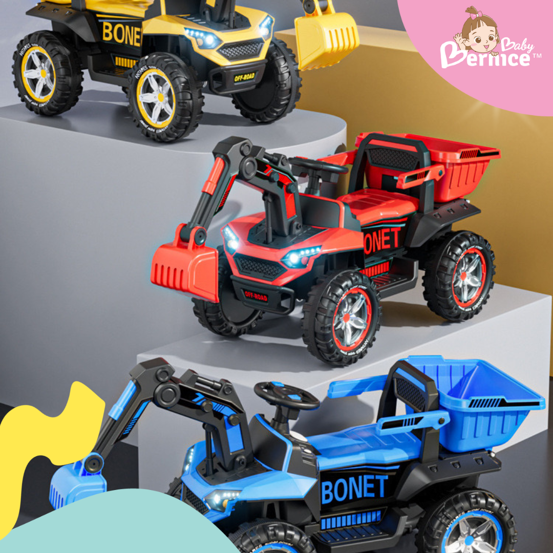 Kids Excavator with Remote Control - Fun Digging Toy for Ages 2-9