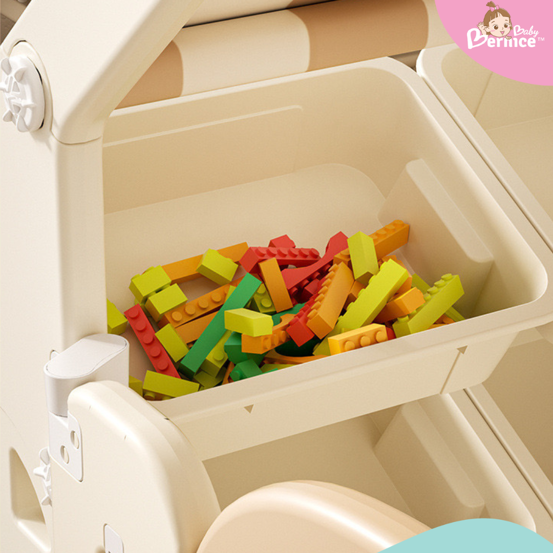 HDPE Play Tent with Storage and Duplo-Compatible Table