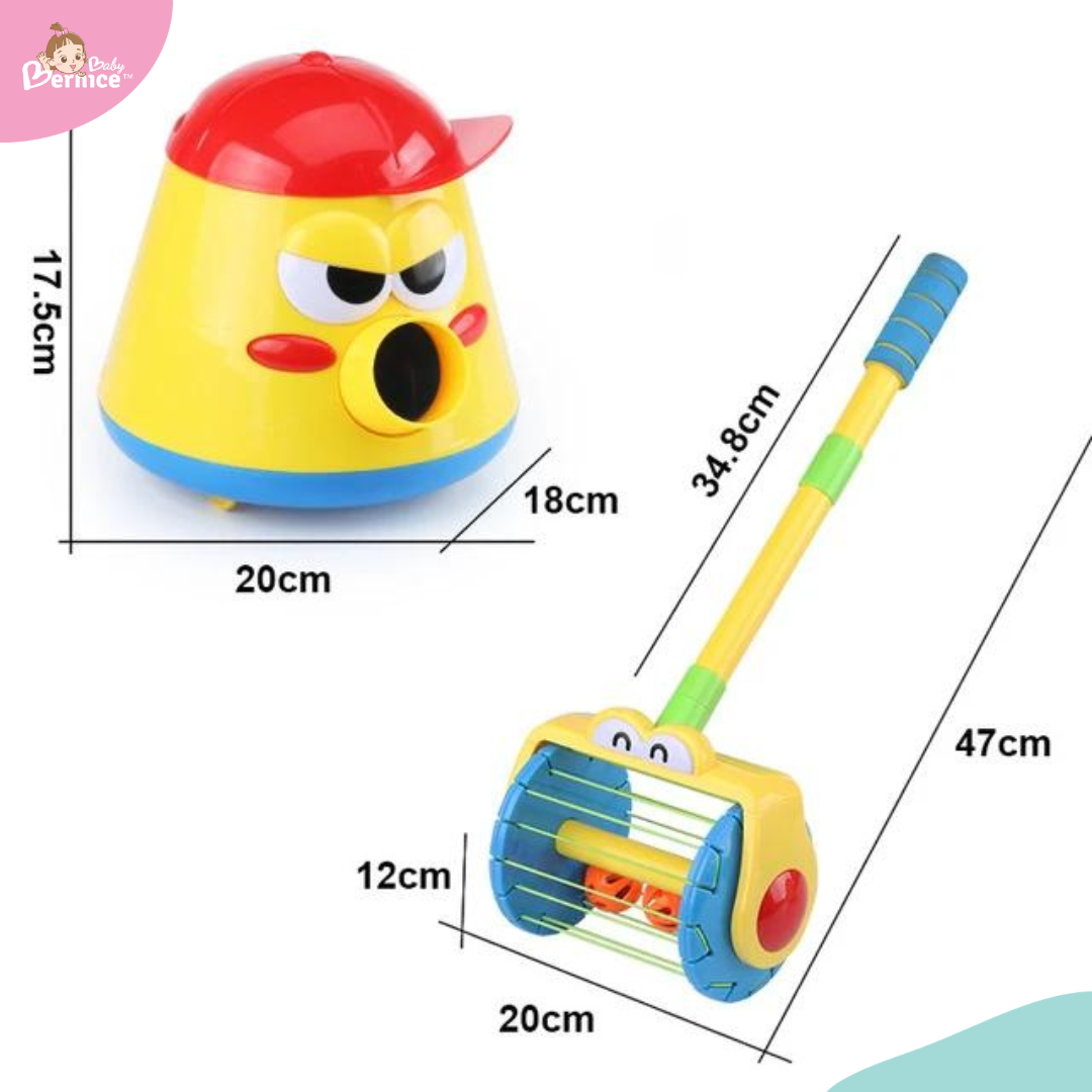 Cannon Shooting Pot and Manual Vacuum Cleaner