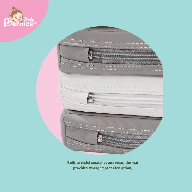 Premium PU Baby Playmat – 4 cm Thick Waterproof, Shock-Absorbing, Easy-Clean (180×200 cm)