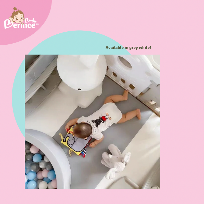 Premium PU Baby Playmat – 4 cm Thick Waterproof, Shock-Absorbing, Easy-Clean (180×200 cm)