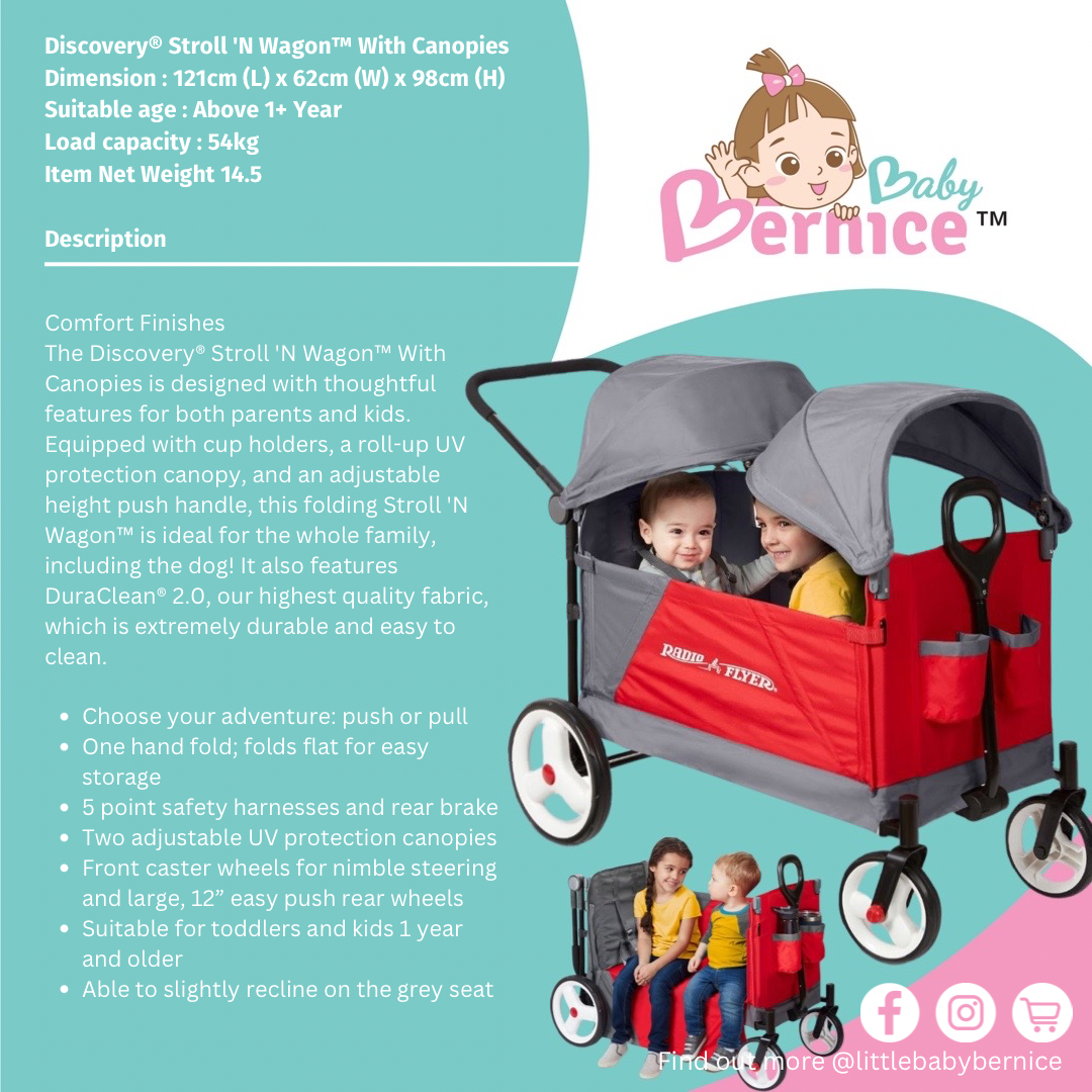 discovery stroll n wagon with canopies Discovery® Stroll 'N Wagon™ With Canopies