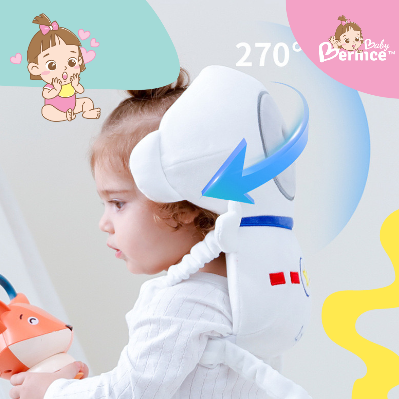 270° Memory Foam Head Protector – Safe, Soft, and Stylish for Your Little Explorer!