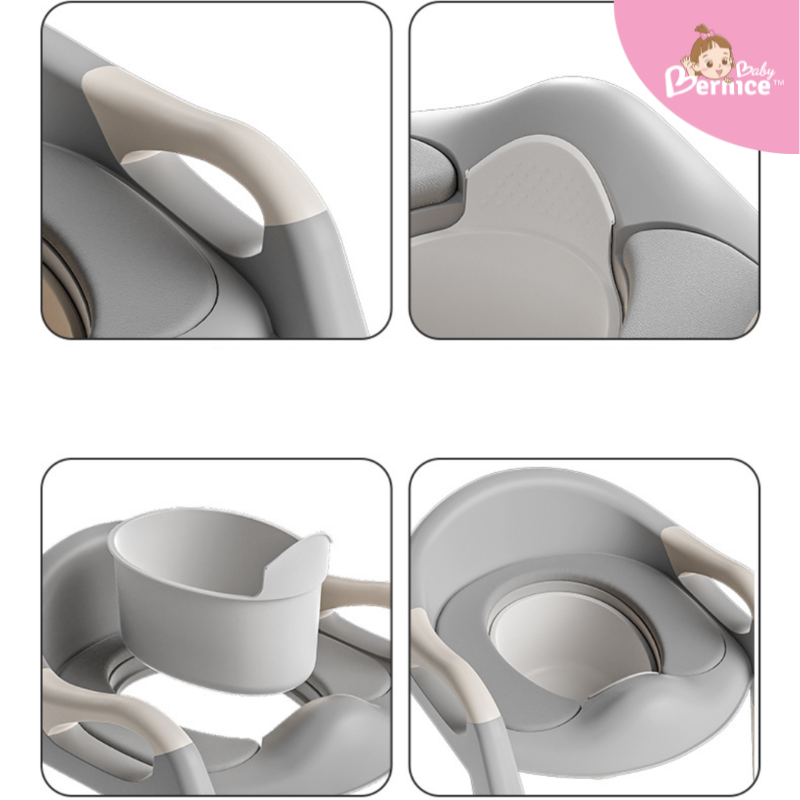 3-in-1 Multi-Function Potty Ladder | Foldable & Versatile for Sitting & Squatting Toilets