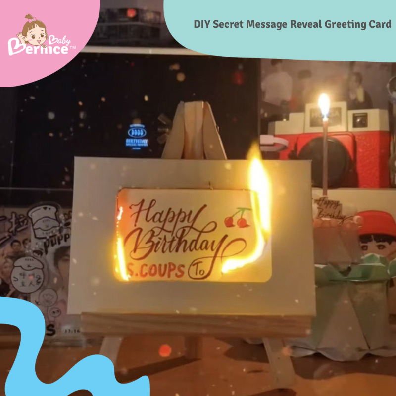 DIY Secret Message Reveal Greeting Card with Hidden Gift – Customizable for All Occasions
