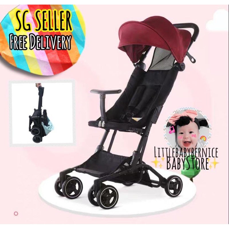 RECLINABLE BABY POCKET STROLLER