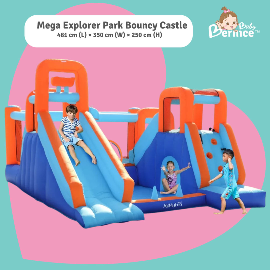 Mega Adventure Jump & Slide Castle Rental - Large Kids Activity Bouncer