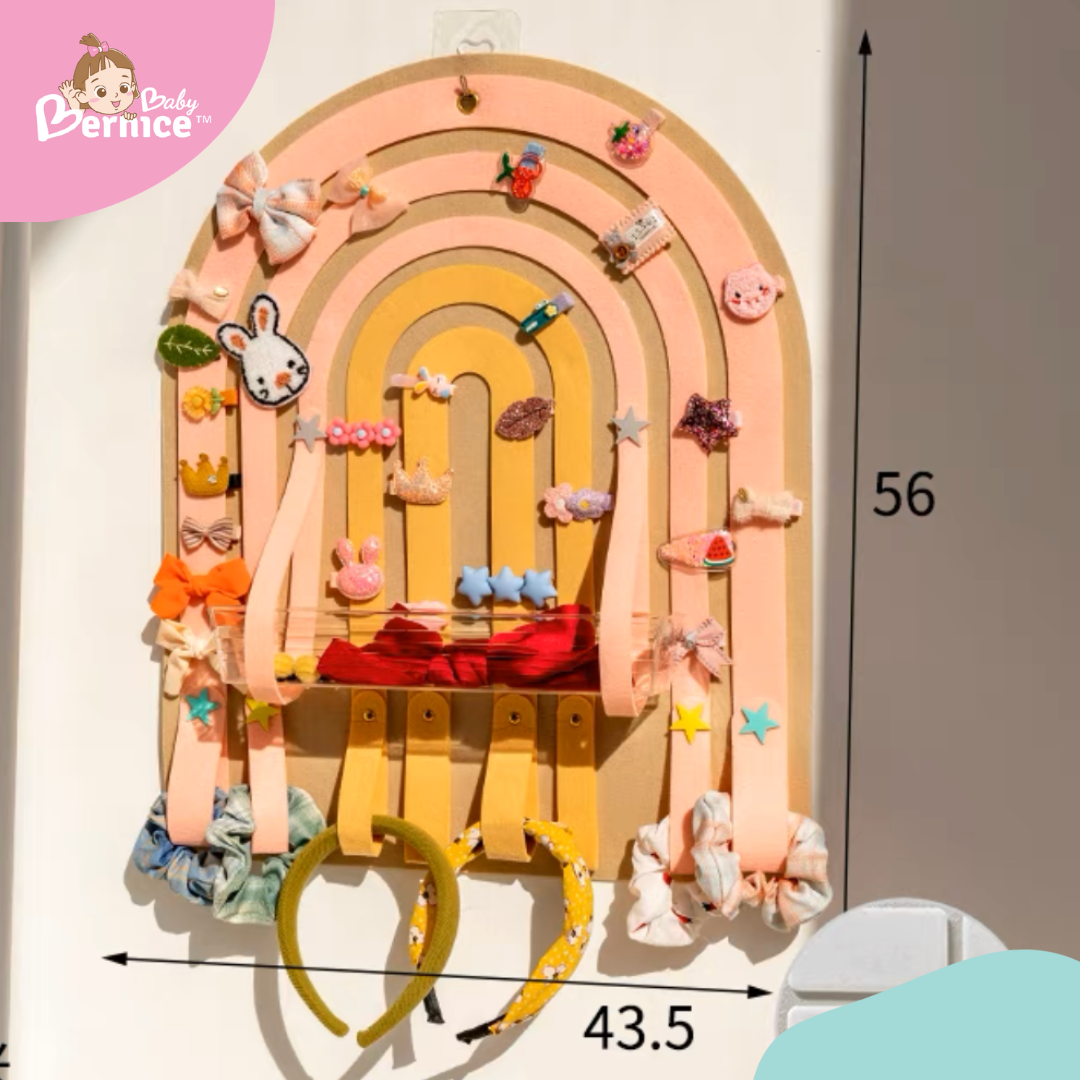 Rainbow Hair Accessories Organizer Dimension : L 56cm W 43.5