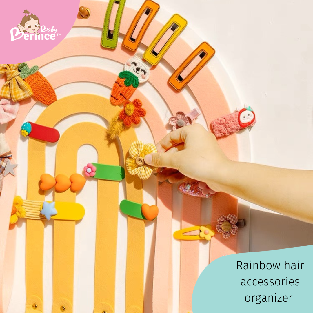 Rainbow Hair Accessories Organizer Dimension : L 56cm W 43.5