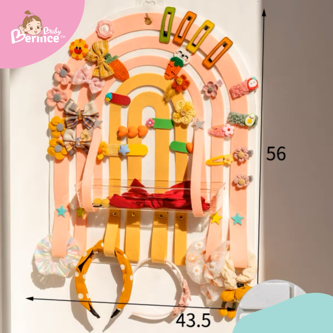 Rainbow Hair Accessories Organizer Dimension : L 56cm W 43.5