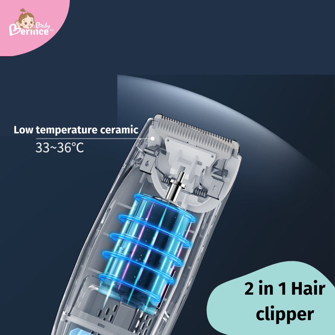 2 in 1 waterproof trimmer for babies/kids 0-12 years old