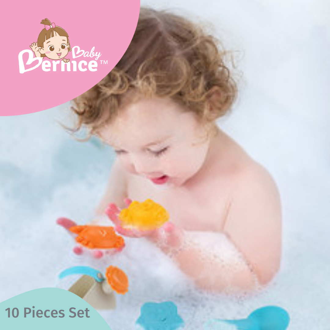 15-Piece Kids Beach Sand Play Set ā Soft Latex Molding Tools