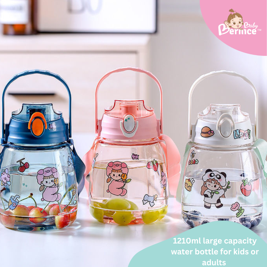 1210ml Anti-crack Transparent Water Bottle for kids or adults