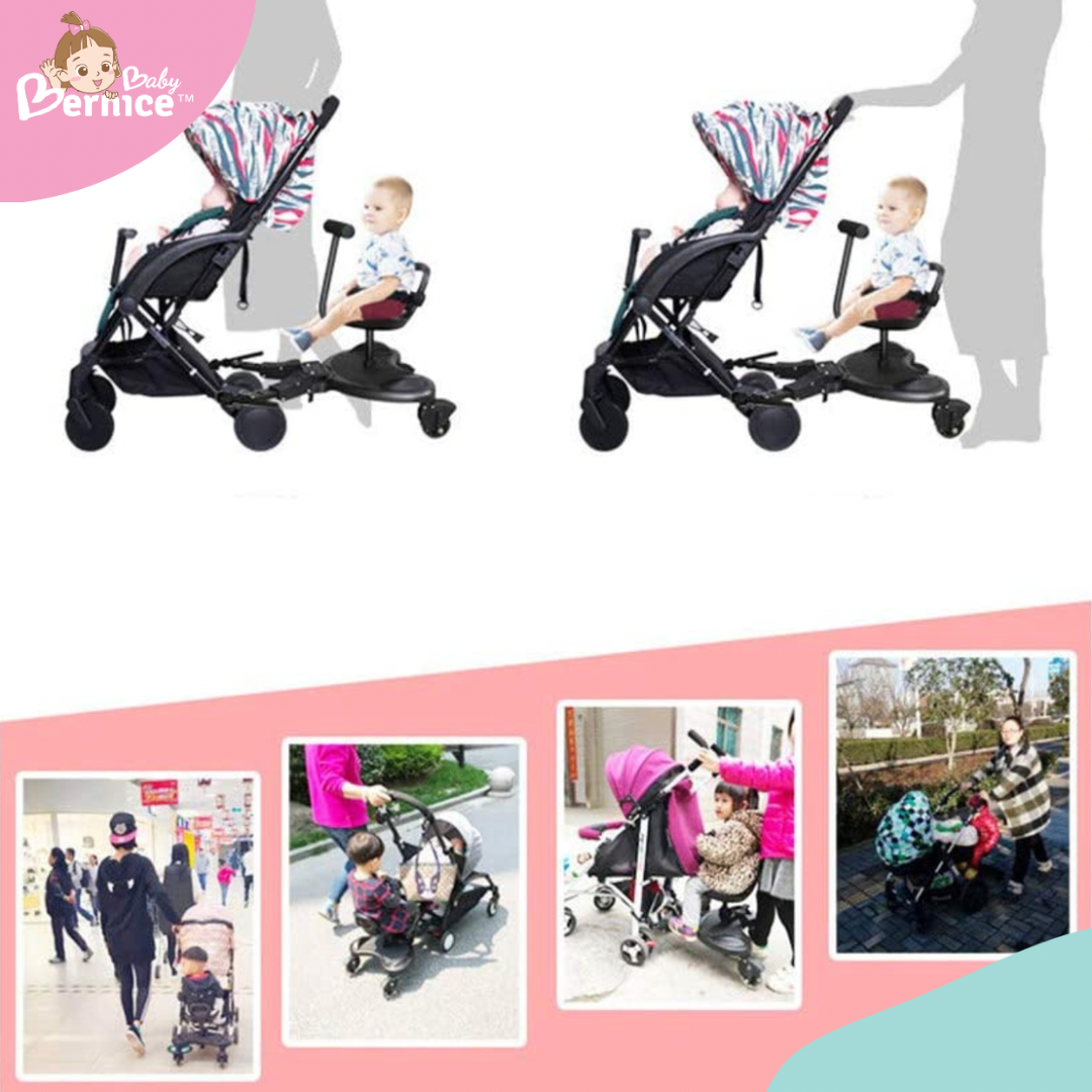 Buggy Board Stroller Standing Board + Saddle | 1- 11years | up to 25kg