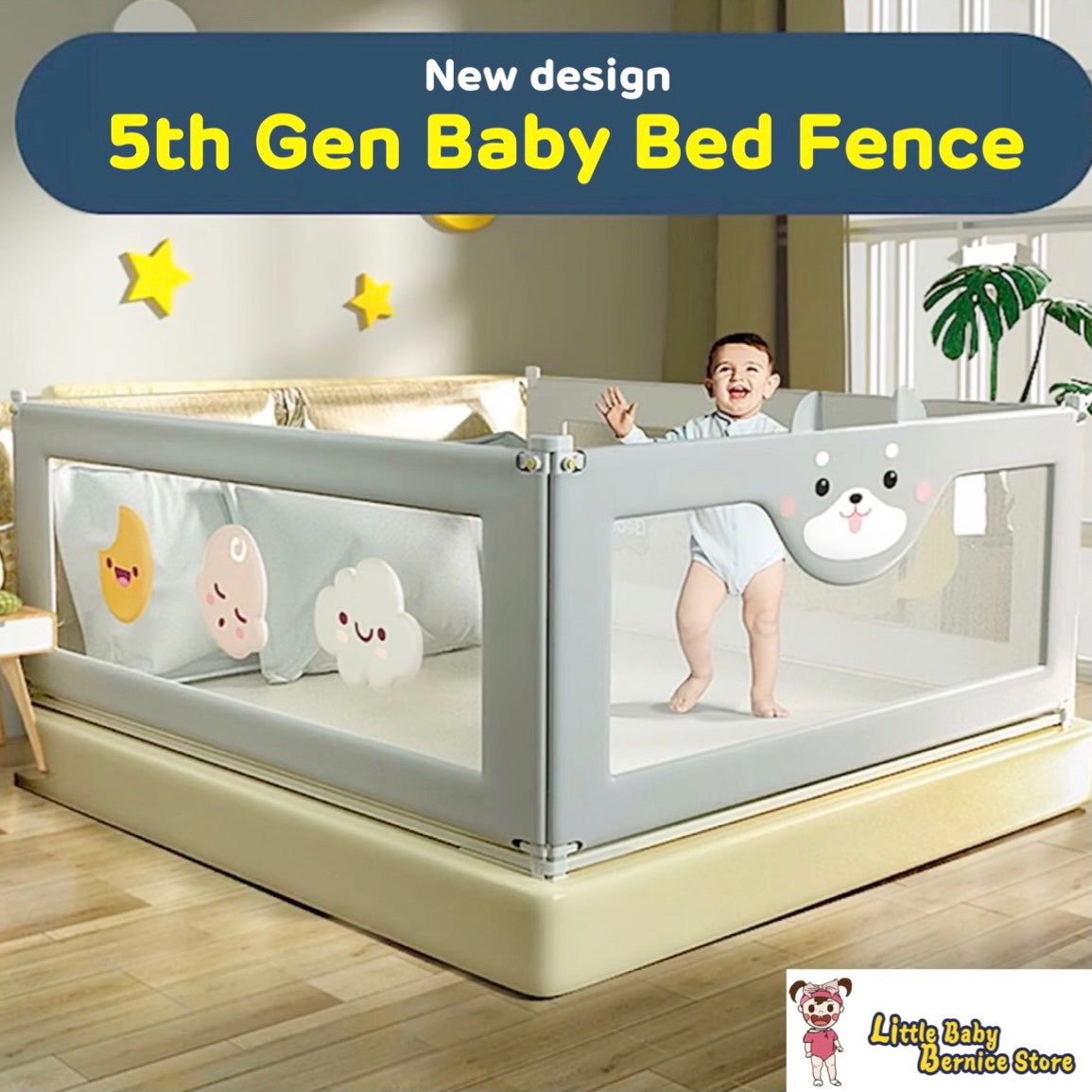 Baby store crib fence