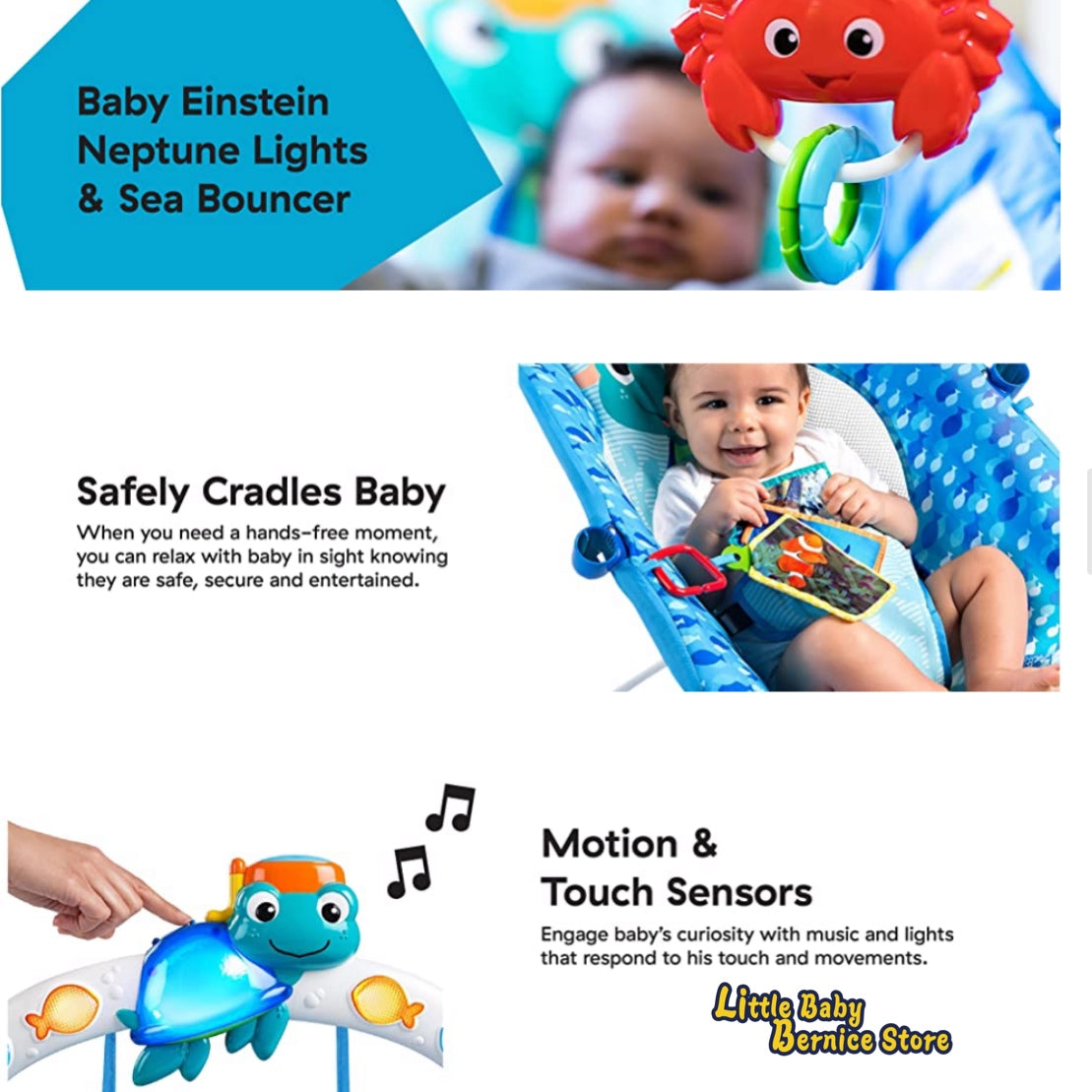 Baby Einstein™ Ocean Adventure™ Infant-to-Toddler Rocker