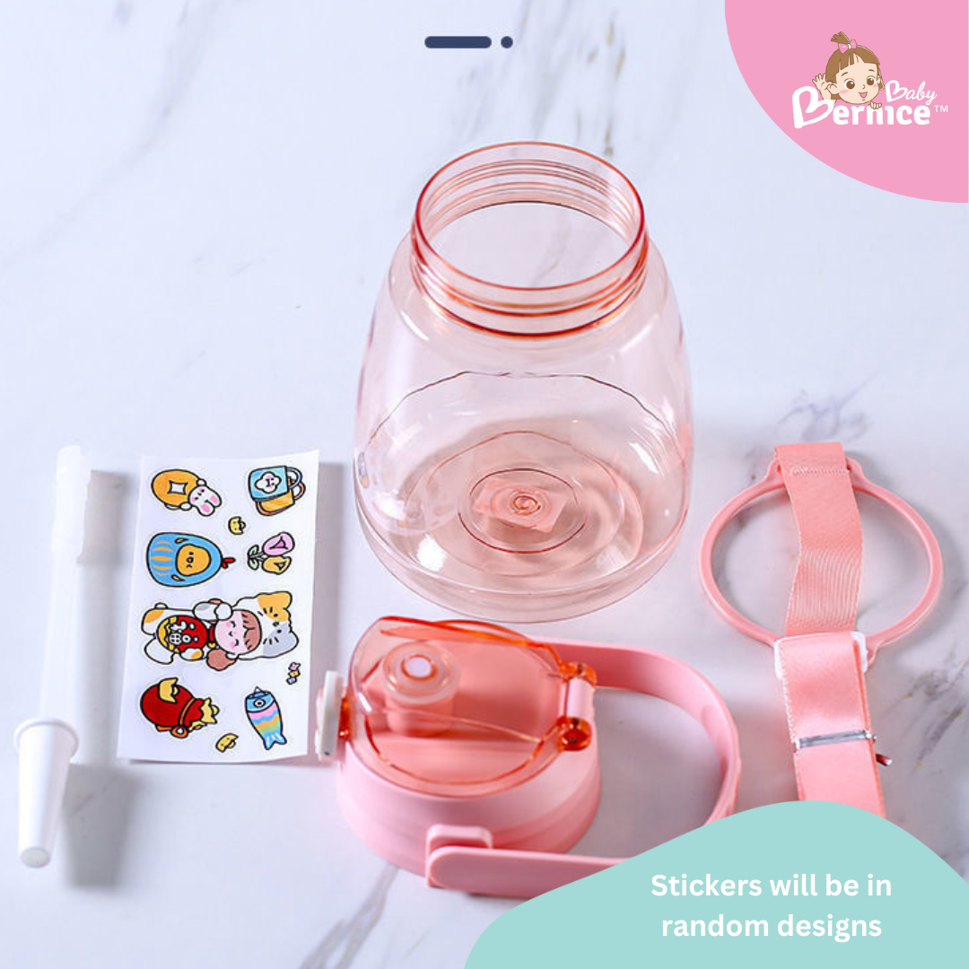 1210ml Anti-crack Transparent Water Bottle for kids or adults