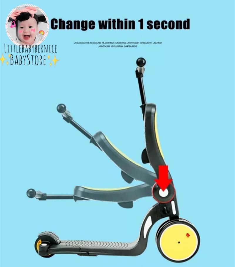 UONIBABY 5-IN-1 MULTI SCOOTER/TRICYCLE/BICYCLE