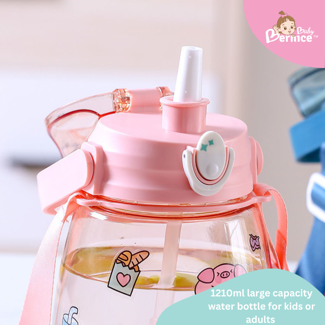 1210ml Anti-crack Transparent Water Bottle for kids or adults