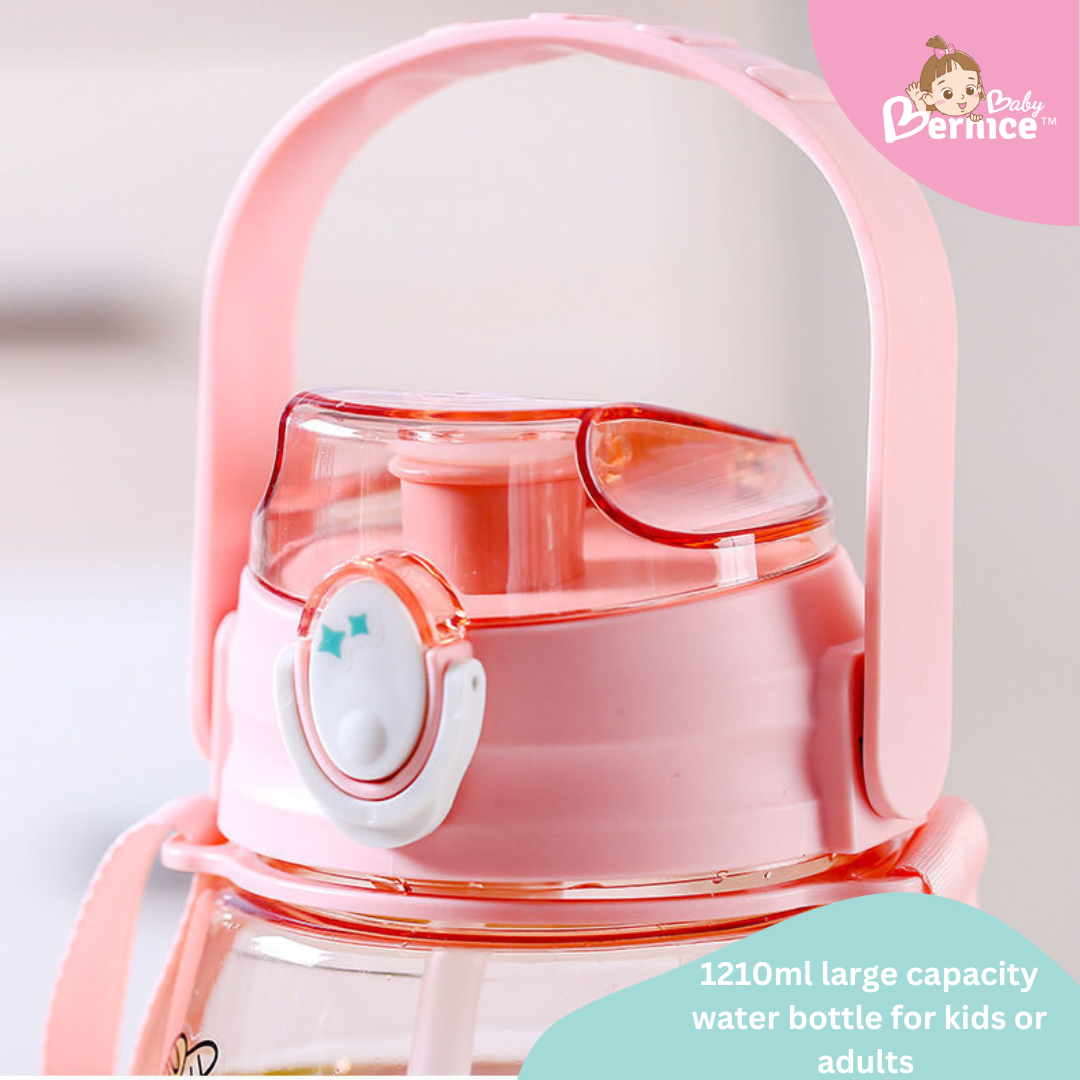 1210ml Anti-crack Transparent Water Bottle for kids or adults