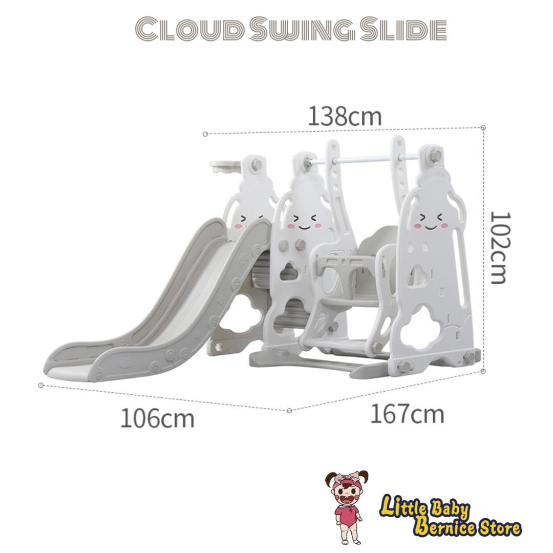 Cloud Swing Slide Play Set