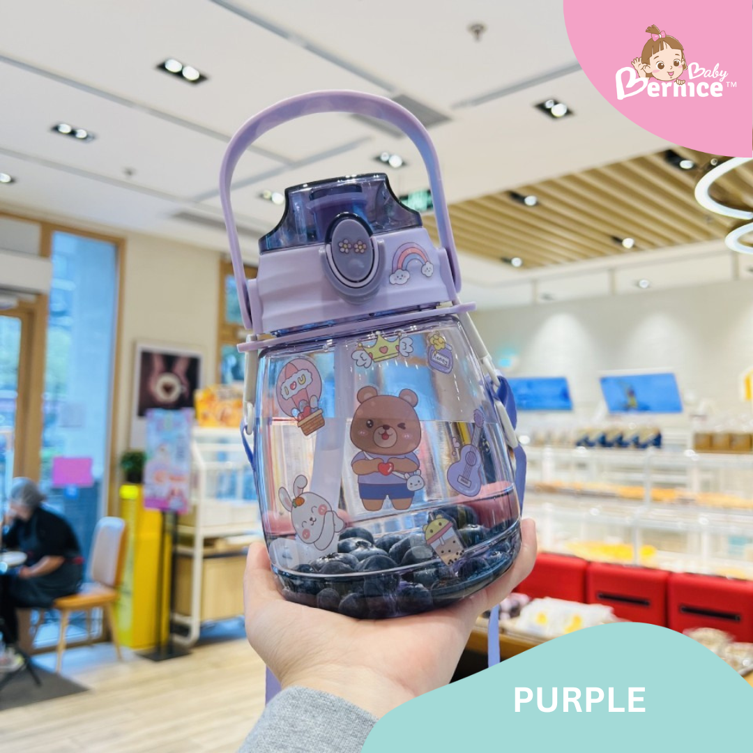 1210ml Anti-crack Transparent Water Bottle for kids or adults