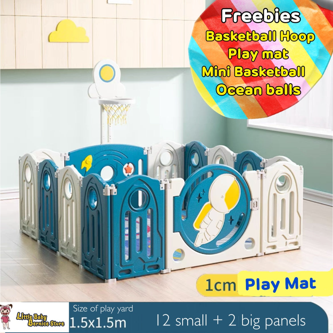 ASTRONAUT PLAY YARD