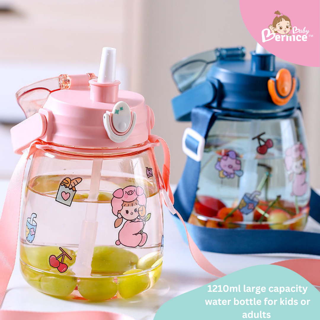 1210ml Anti-crack Transparent Water Bottle for kids or adults