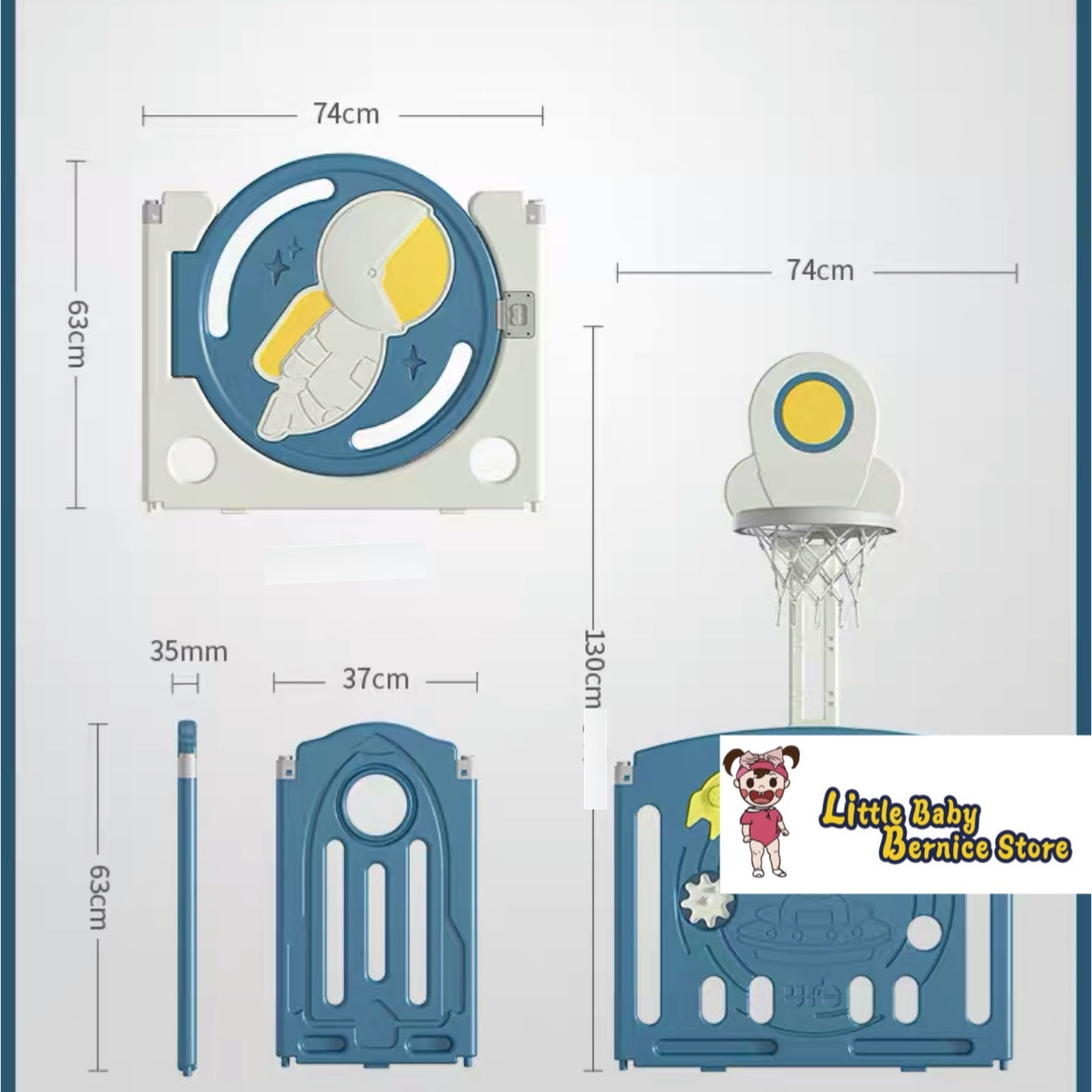 ASTRONAUT PLAY YARD