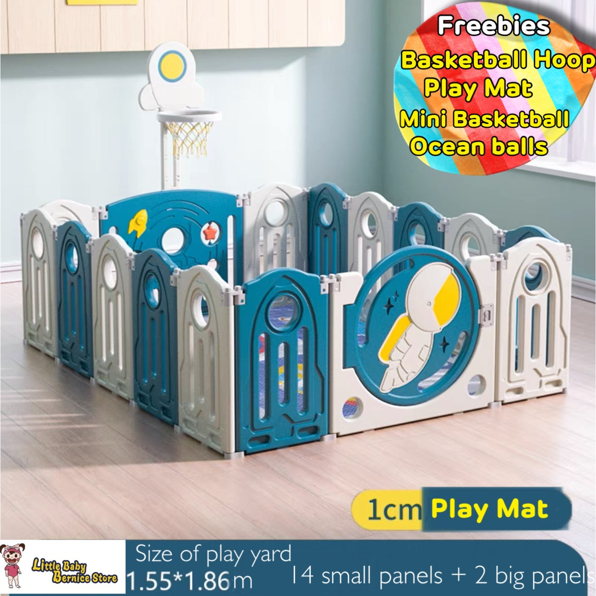 ASTRONAUT PLAY YARD