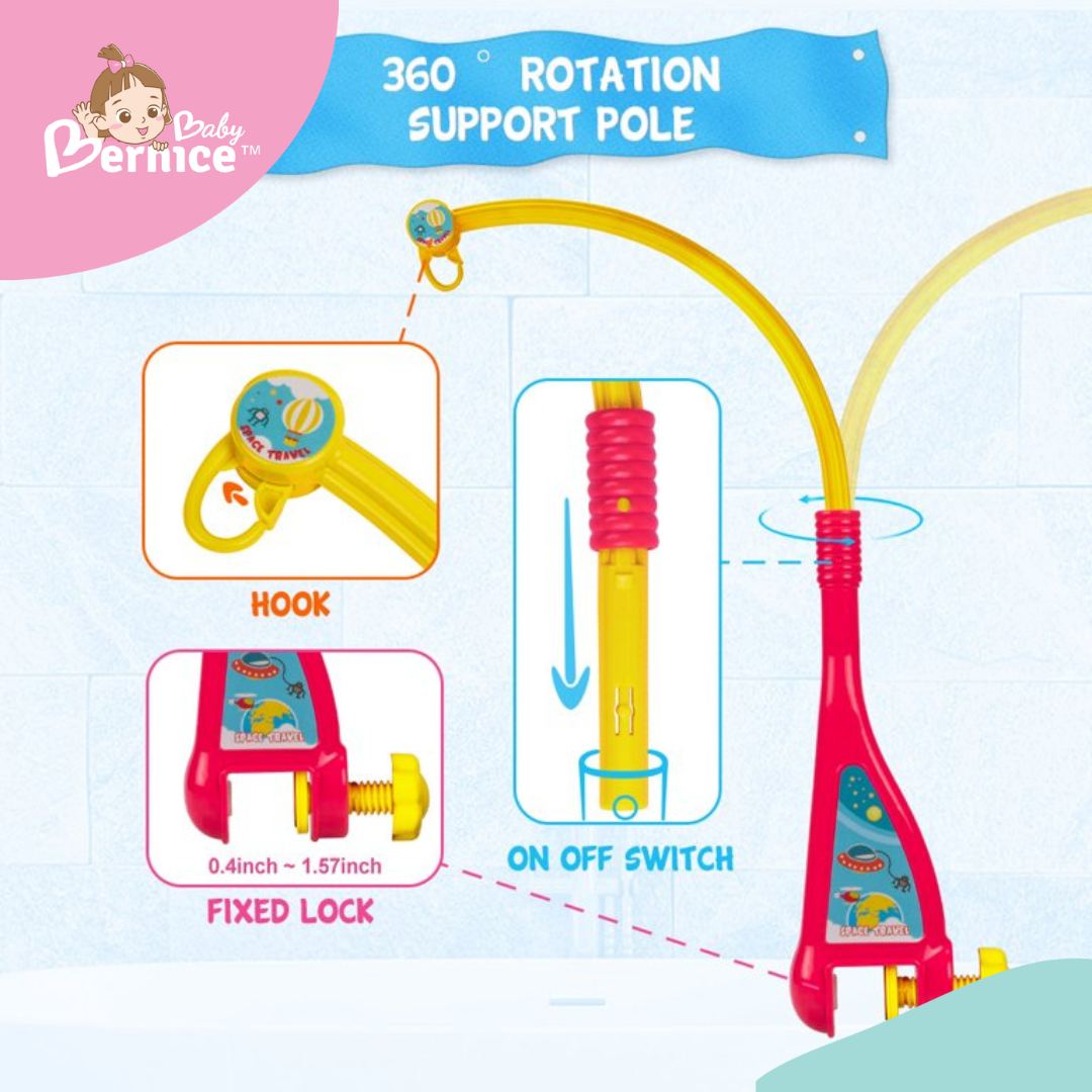 Baby Crib Mobile with Music Box and Lights for Toddlers, Musical Mobile with Projection for Infants Age 0 to 24 Months