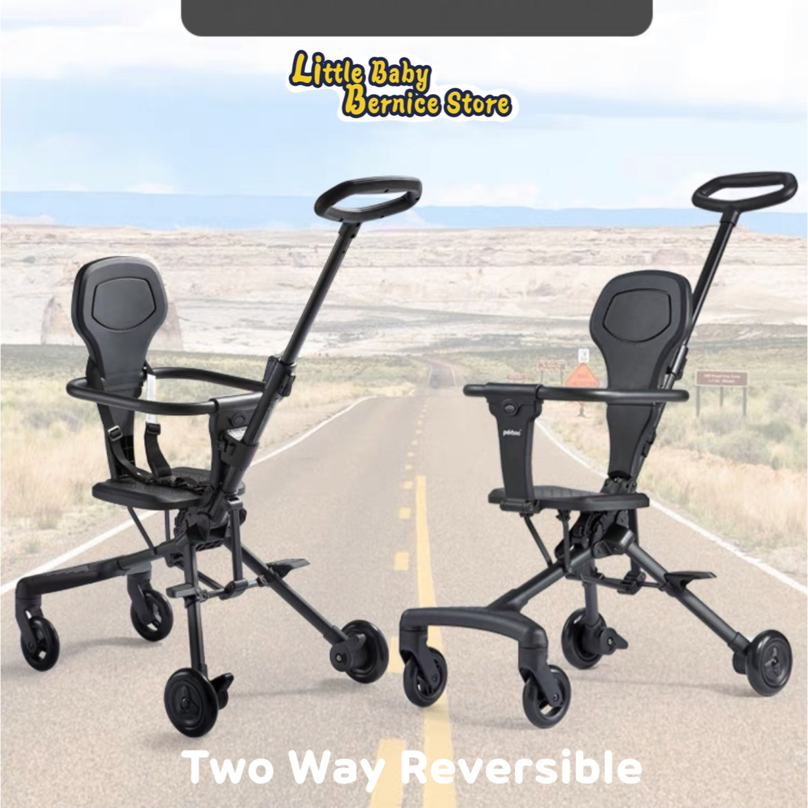 Pekboo Reversible Portable Push Stroller