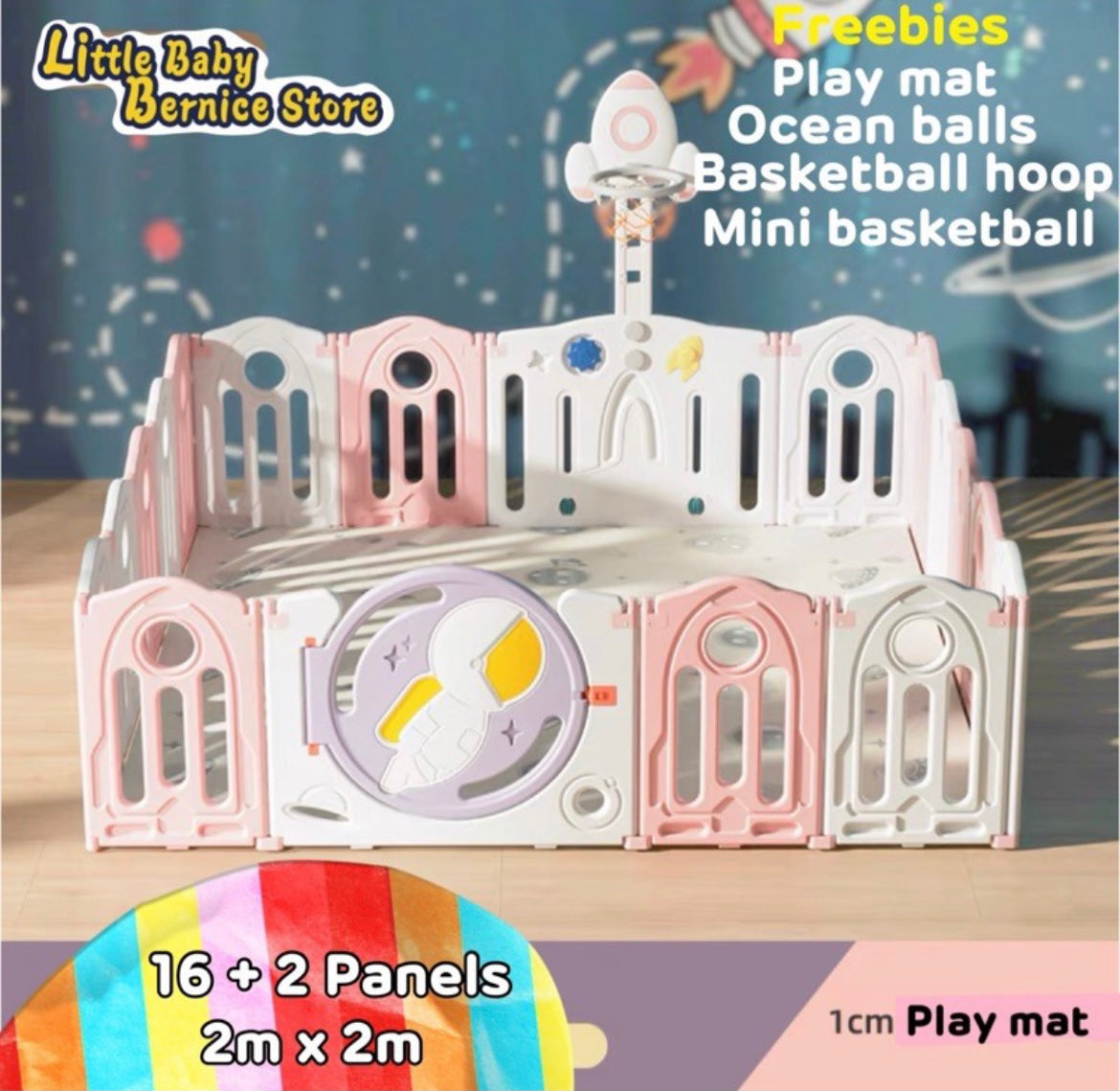 ASTRONAUT PLAY YARD