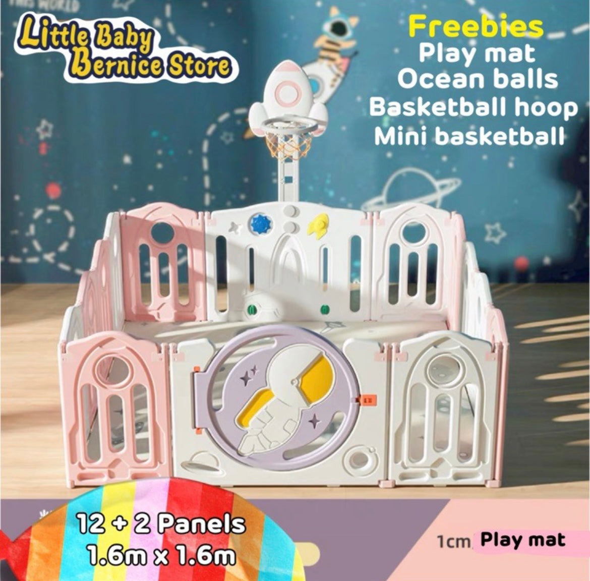 ASTRONAUT PLAY YARD