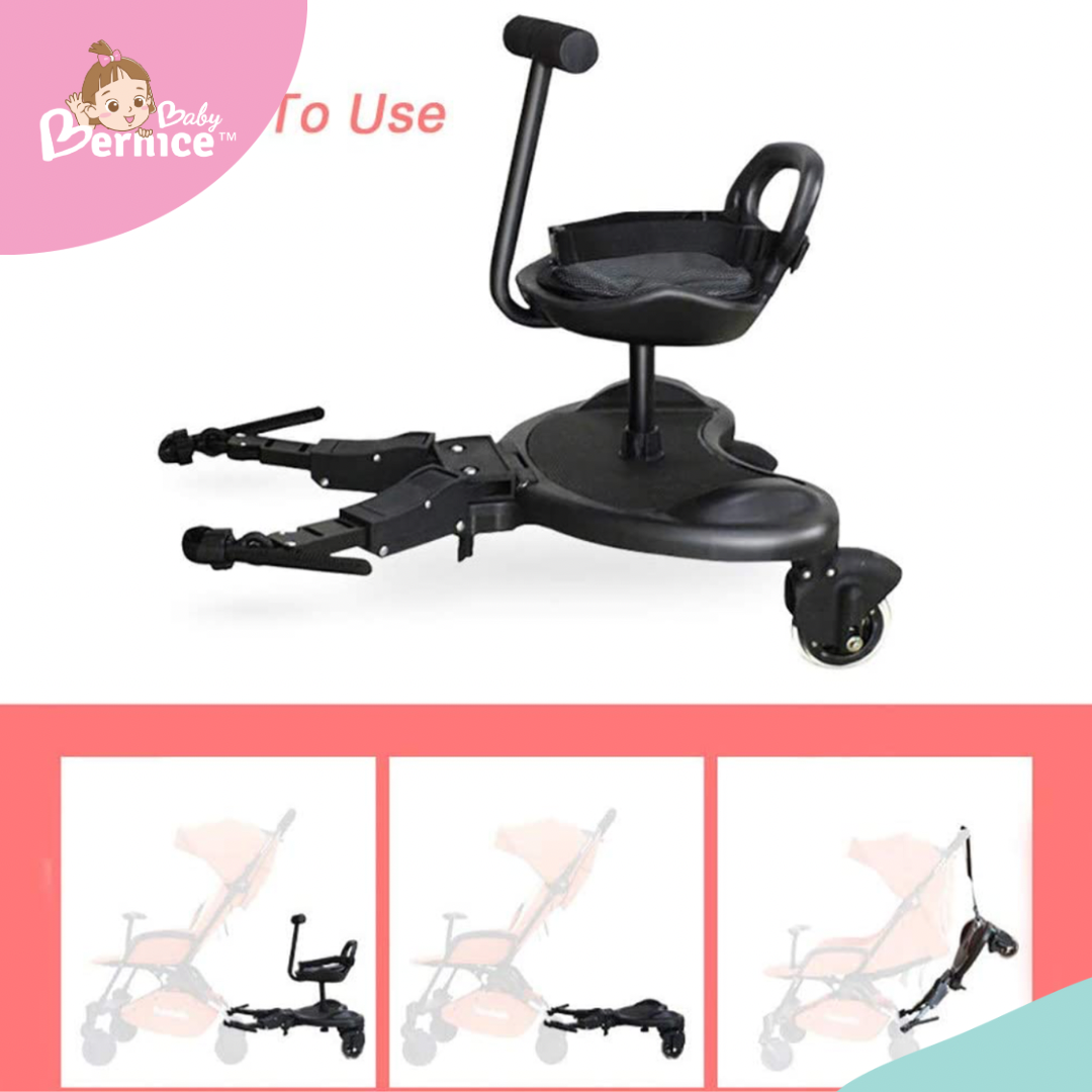 Buggy Board Stroller Standing Board + Saddle | 1- 11years | up to 25kg