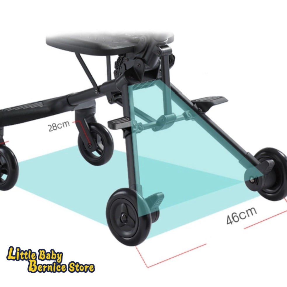 Pekboo Reversible Portable Push Stroller