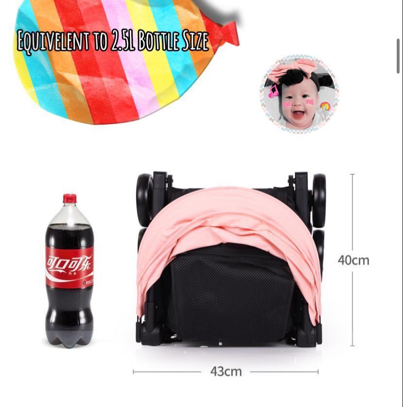 RECLINABLE BABY POCKET STROLLER
