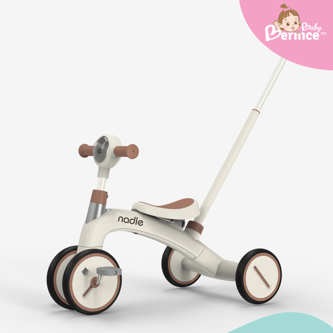 Nadle: 4 in 1 Convertible Tricycle and Balance Bike - Growing with Your Child, Every Step of the Way!