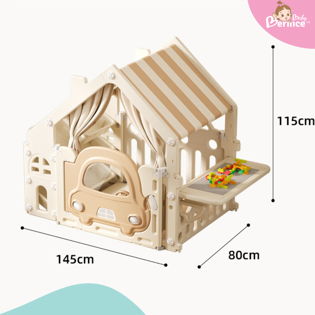 HDPE Play Tent with Storage and Duplo-Compatible Table