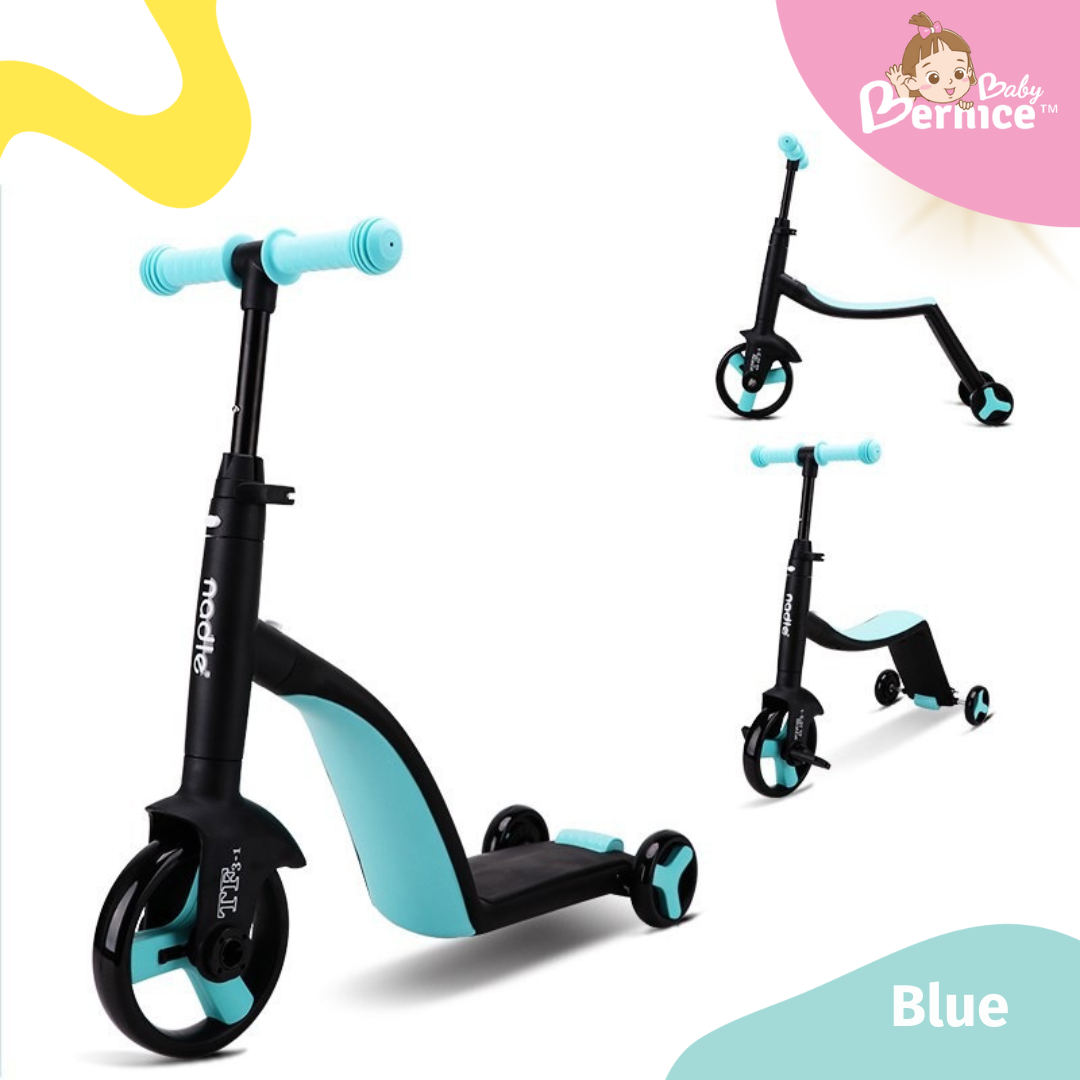 Nadle 3-in-1 Kids Scooter, Tricycle, and Balance Bike