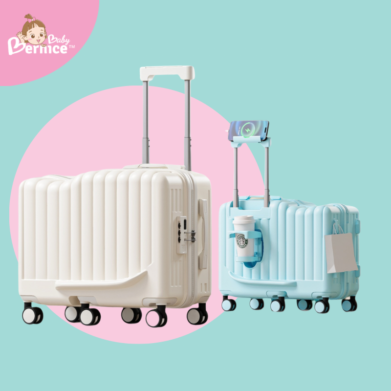 Little Voyager 20” Kids Ride-On Luggage with Seat & Fun Features