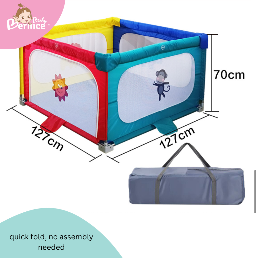 Littlebabybernice quick fold portable playpen