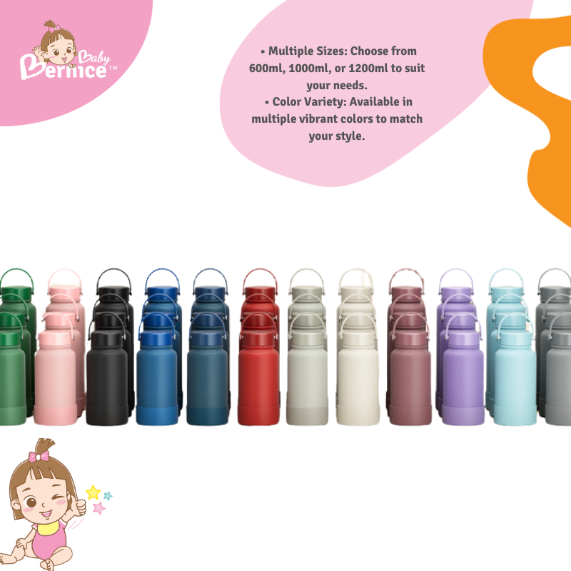 Insulated Vacuum Flask with Ceramic Coating – Custom Name or Logo Options 10 Days For Customisation