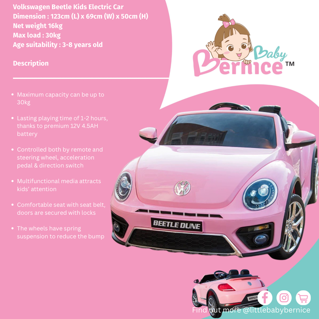 Volkswagen Beetle Kids Electric Car