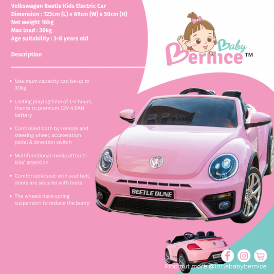 Volkswagen Beetle Kids Electric Car