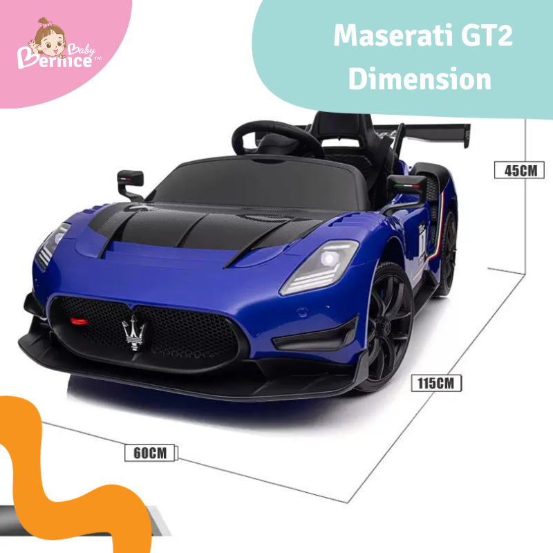 Maserati GT2 Kids Electric Car – Self-Drive or Remote Control